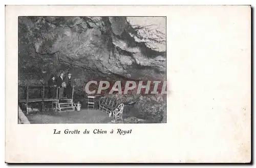 Ansichtskarte AK Grotte du chien a Royat Grottes