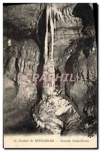 Cartes postales Grotte Grottes de Betharram Torsade Saint Pierre
