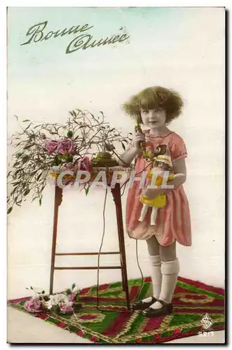 Cartes postales Fantaisie Enfant Poupee