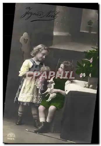 Cartes postales Fantaisie Enfant Poupee Enfants Cheval