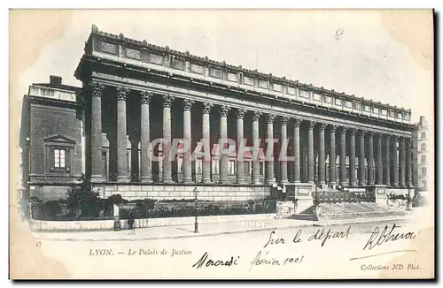 Cartes postales Palais de justice Lyon