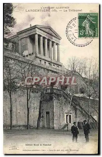 Cartes postales Palais de justice Largentiere Le Tribunal