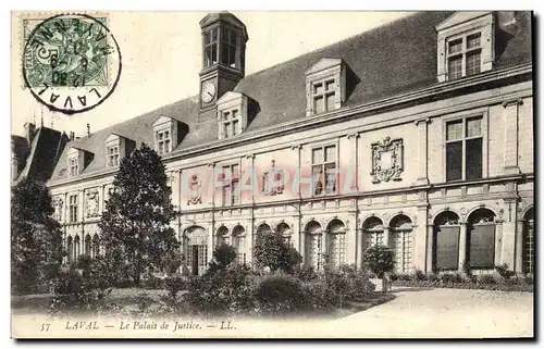 Cartes postales Palais de justice Laval