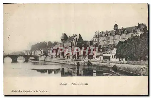 Cartes postales Palais de justice Laval