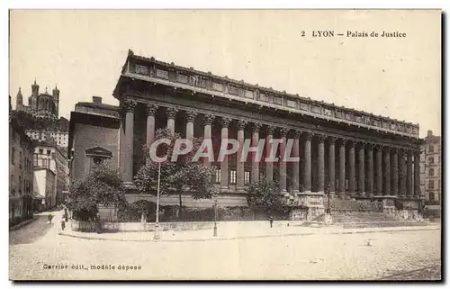 Ansichtskarte AK Palais de justice Lyon