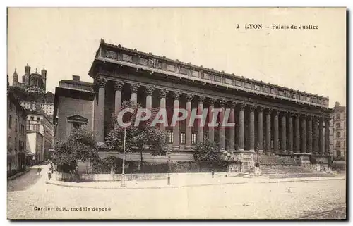 Cartes postales Palais de justice Lyon