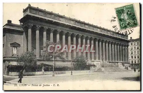 Cartes postales Palais de justice Lyon