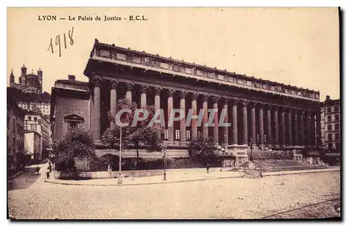 Cartes postales Palais de justice Lyon