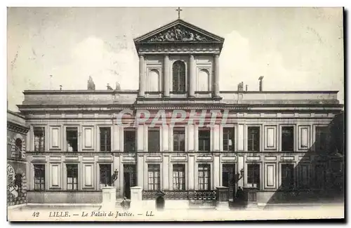 Cartes postales Palais de justice Lille