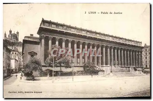 Cartes postales Palais de justice Lyon