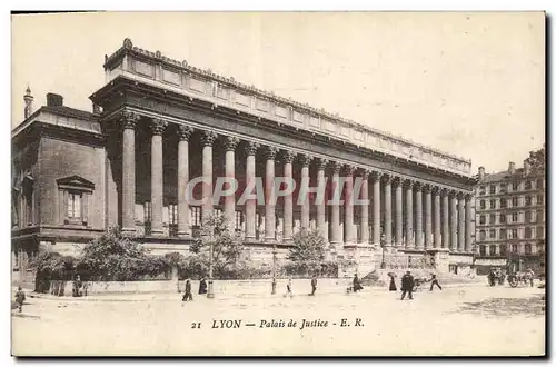 Cartes postales Palais de justice Lyon