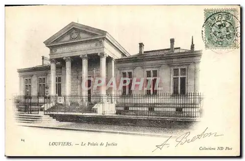 Ansichtskarte AK Palais de justice Louviers