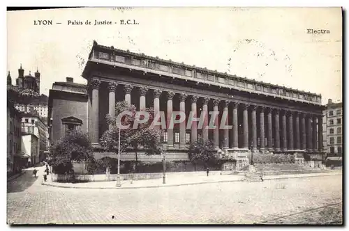 Cartes postales Palais de justice Lyon