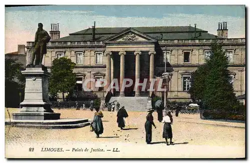 Cartes postales Palais de justice Limoges