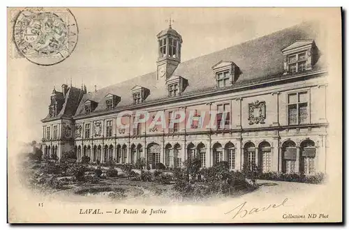 Cartes postales Palais de justice Laval