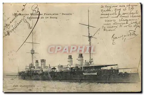 Ansichtskarte AK Bateau de guerre Desaix Croiseur de 1er rang