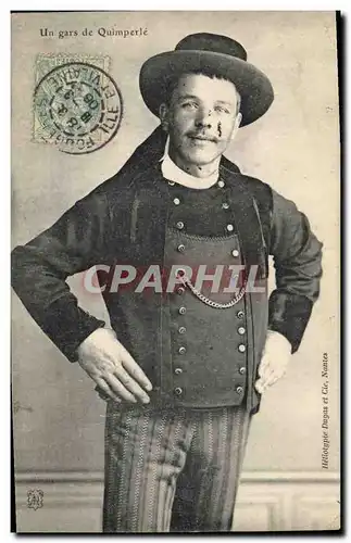 Cartes postales Folklore Un Gars de Quimperle