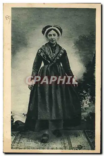 Ansichtskarte AK Folklore Auvergne Jeune Auvergnate