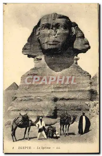 Cartes postales Egypt Egypte Le sphinx