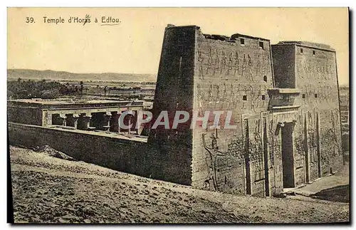 Ansichtskarte AK Egypt Egypte Temple d'Horus a Edfou