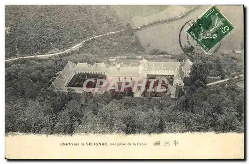 Cartes postales Chateau Chartreuse de Seliganc vue prise de la Croix