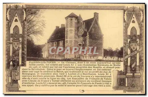 Cartes postales Chateau Plessis les Tours