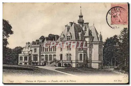 Cartes postales Chateau de Pepinvast Facade Cote de la Pelouse