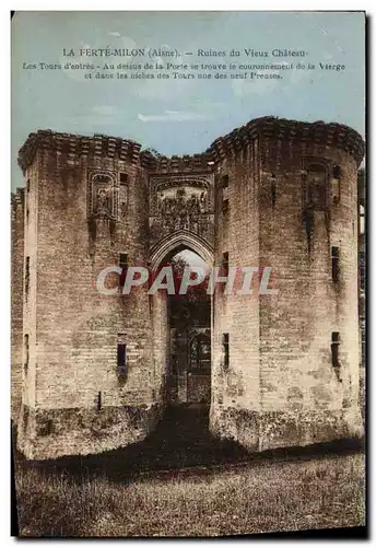 Ansichtskarte AK La Ferte Millon Ruines du vieux Chateau