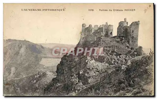 Cartes postales Ruines du Chateau Rocher