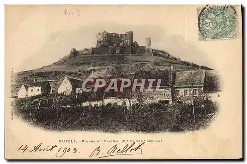 Cartes postales Murols Ruines du Chateau