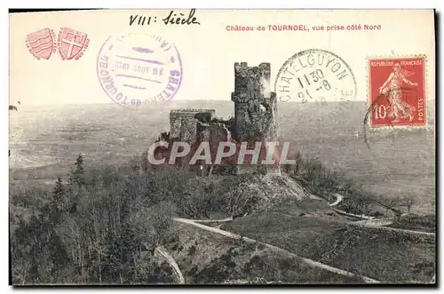 Cartes postales Chateau de Tournoel Vue prise Cote Nord