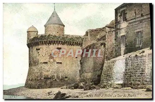 Cartes postales Chateau Mont St Michel La Tour du Moulin