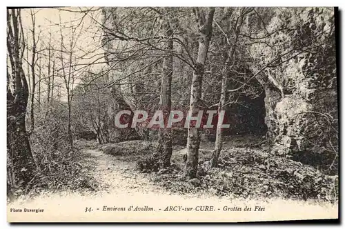 Ansichtskarte AK Grotte Grottes des Fees Arcy sur Cure Environs d'Avallon