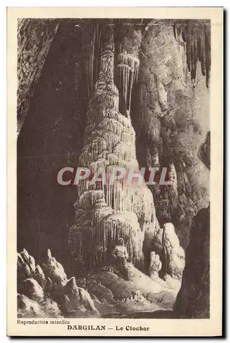 Ansichtskarte AK Grotte Grottes Dargilan le clocher