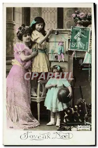 Cartes postales Fantaisie Femme Noel Poupee