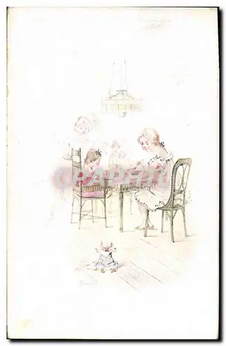 Cartes postales Fantaisie Enfant Poupee Tornaghi