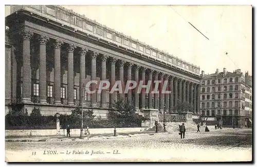 Cartes postales Palais de justice Lyon