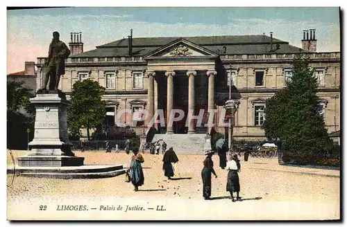 Ansichtskarte AK Palais de justice Limoges