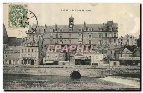 Cartes postales Palais de justice Laval