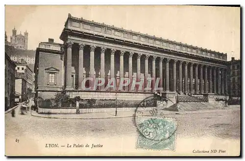 Cartes postales Palais de justice Lyon