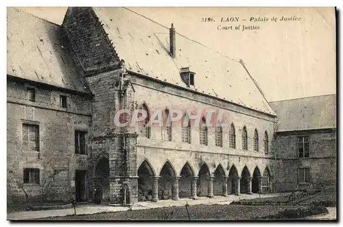 Ansichtskarte AK Palais de justice Laon