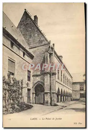 Cartes postales Palais de justice Laon