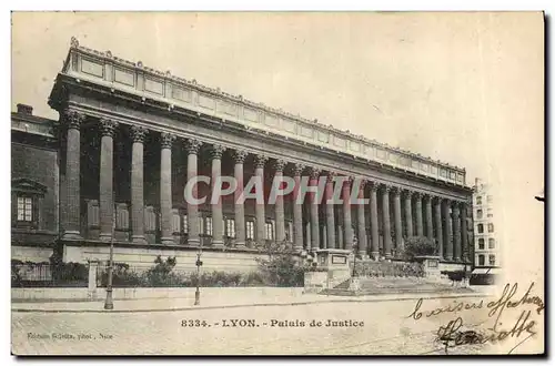 Cartes postales Palais de justice Lyon