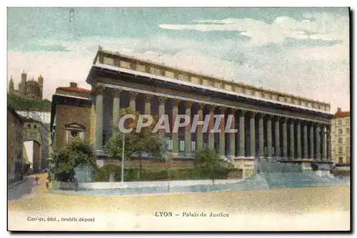 Cartes postales Palais de justice Lyon