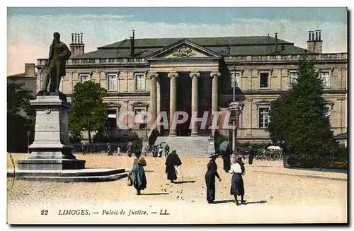 Cartes postales Palais de justice Limoges