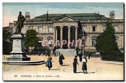 Cartes postales Palais de justice Limoges