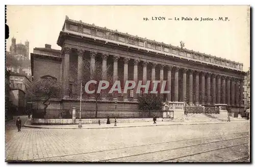 Cartes postales Palais de justice Lyon