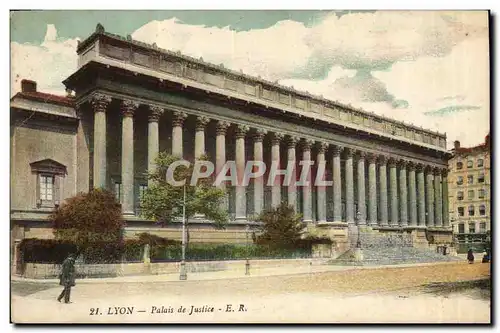 Cartes postales Palais de justice Lyon