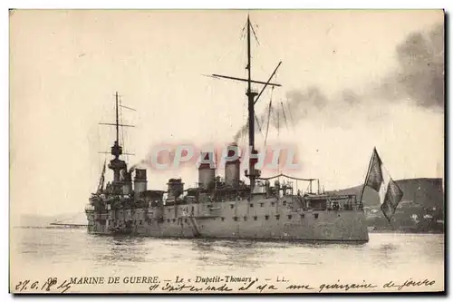 Ansichtskarte AK Bateau de Guerre Le Dupetit Thouars