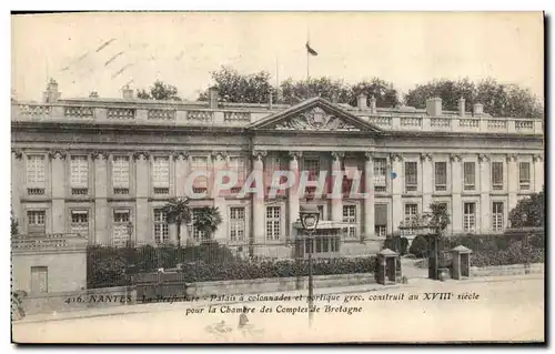 Cartes postales Prefecture Nantes Palais a colonnades et portique grec